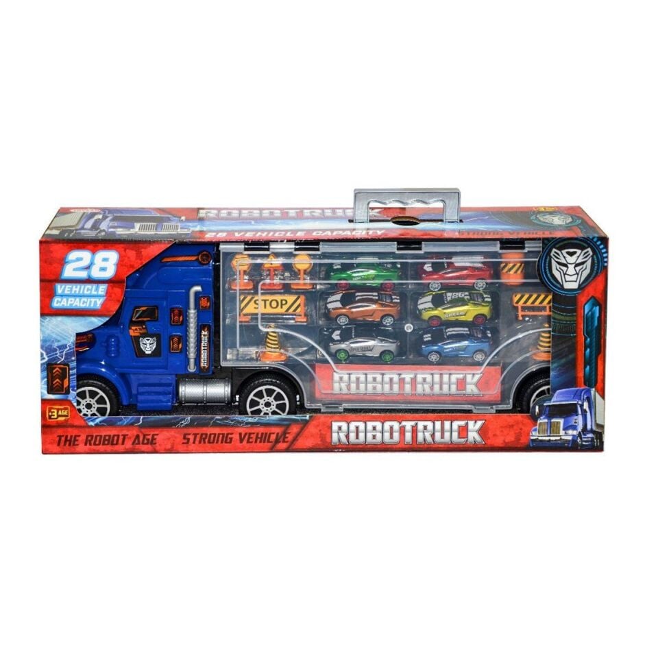 TOYSAN TIR SETİ ROBOTRUCK 6 ARABALI KL.12