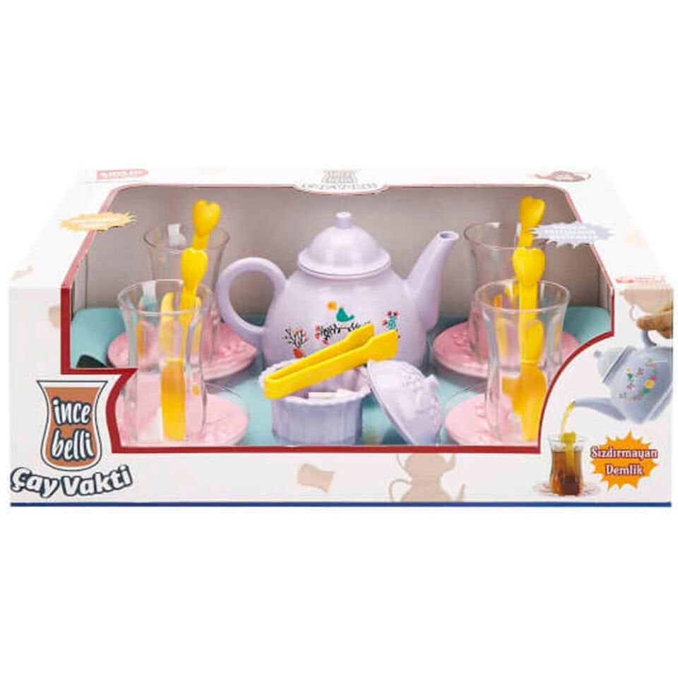 KUTULU İNCE BELLİ ÇAY SETİ  KL.24