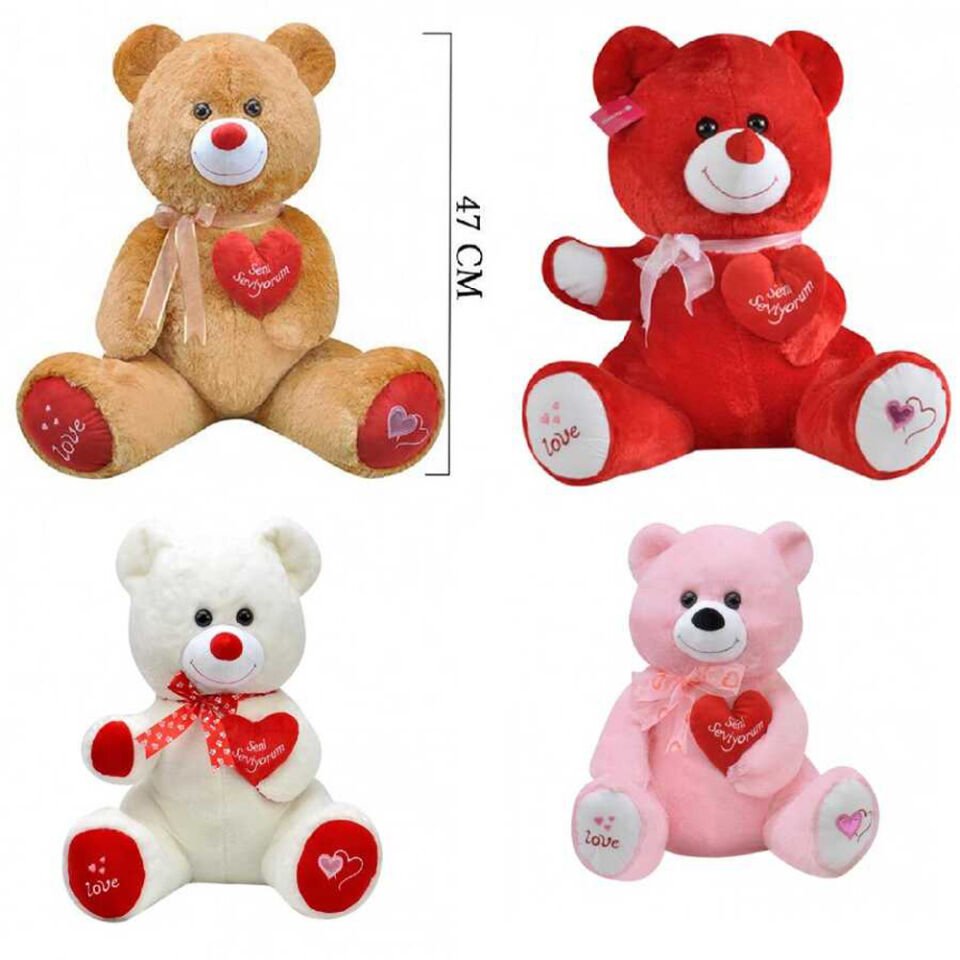 YUMOŞ AYI 47 CM 5 ASORTİ (SELAY)