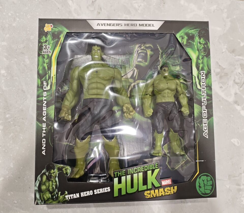 KUTULU 2 KAREKTERLİ HULK SETİ KL.24
