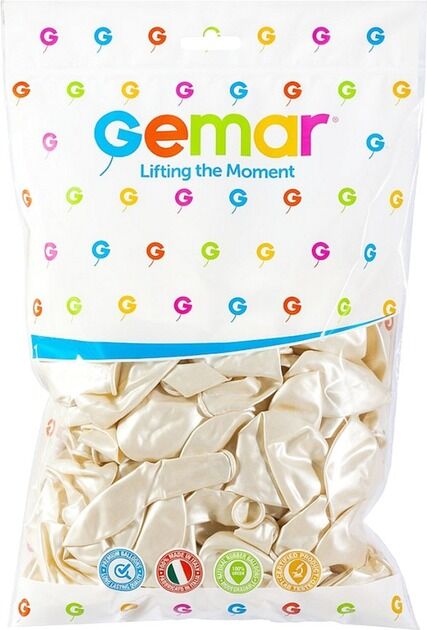 GEMAR METALİK BALON BEYAZ