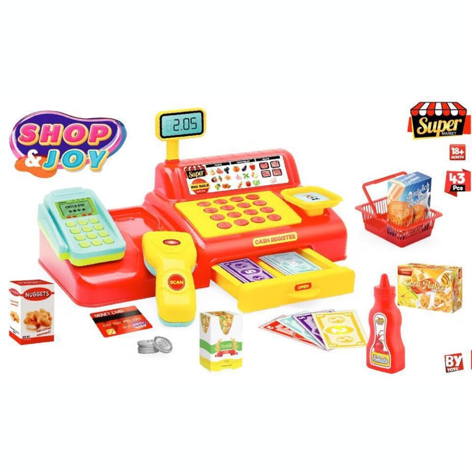 SHOP&JOY YAZAR KASA ALIŞ-VERİŞ SETİ KL.12