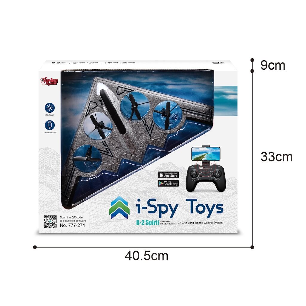 SPY TOYS B-2 SPİRİT DRONE KAMERALI ŞARJLI KL.6
