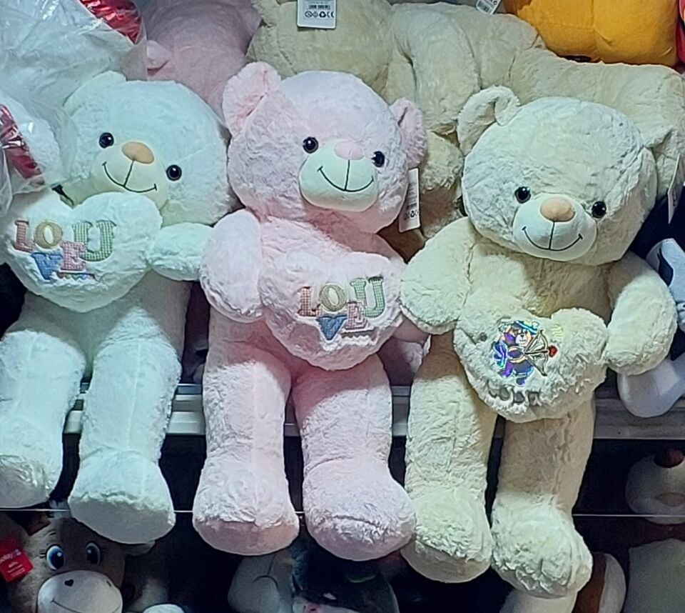 80 CM KALPLİ AYICIK PELUŞ KL.10