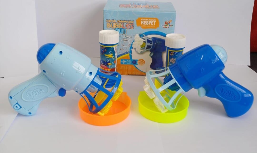 PİLLİ KÖPÜK TABANCASI MAVİ KL.56