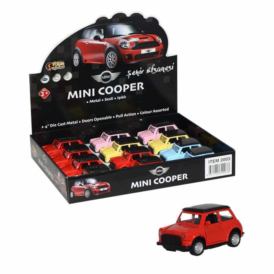 KUTUDA 12 Lİ METAL MİNİ COOPER PK:12 KL.120