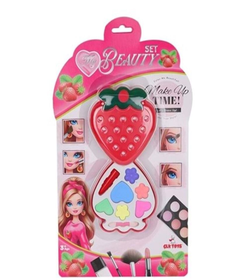 KARTELA TEKLİ ÇİLEK MAKYAJ SETİ KL.100