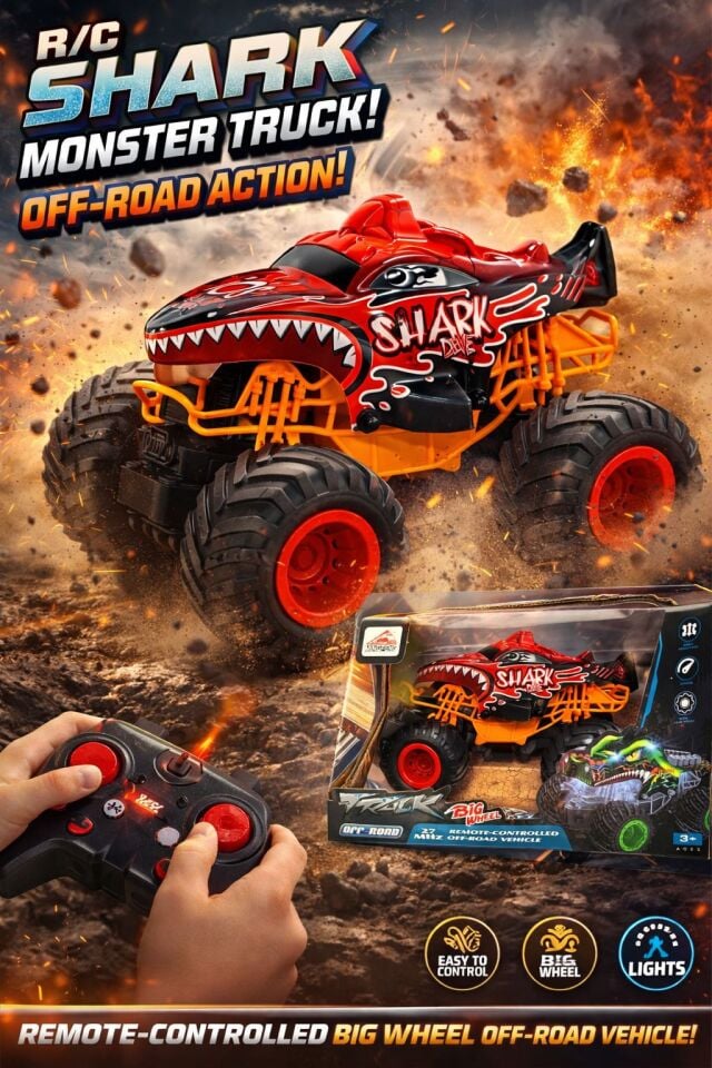 TRUCK BİG WHEEL ŞARJLI KUMANDALI ARABA KL.18