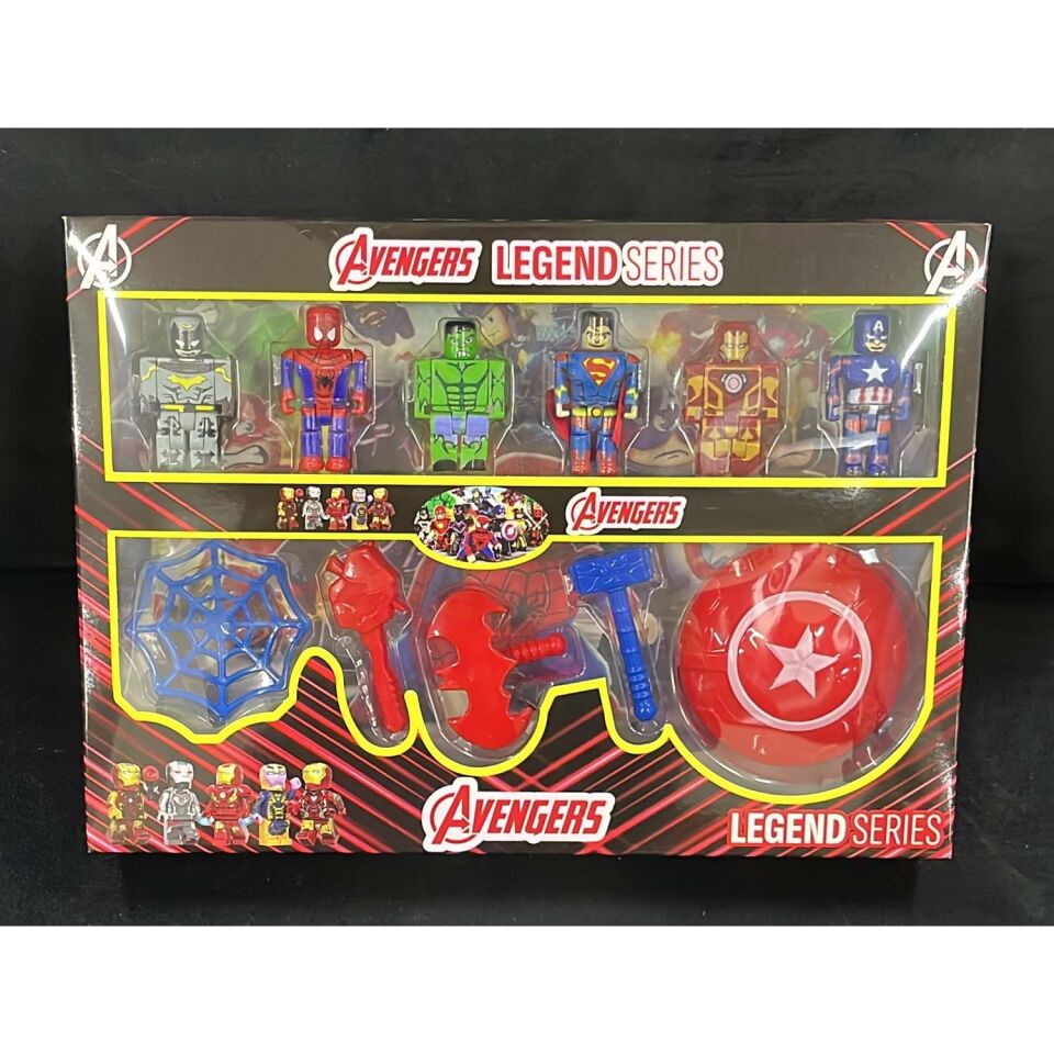 KUTUDA 6 LI AVENGERS MİNECRAFT KL.60
