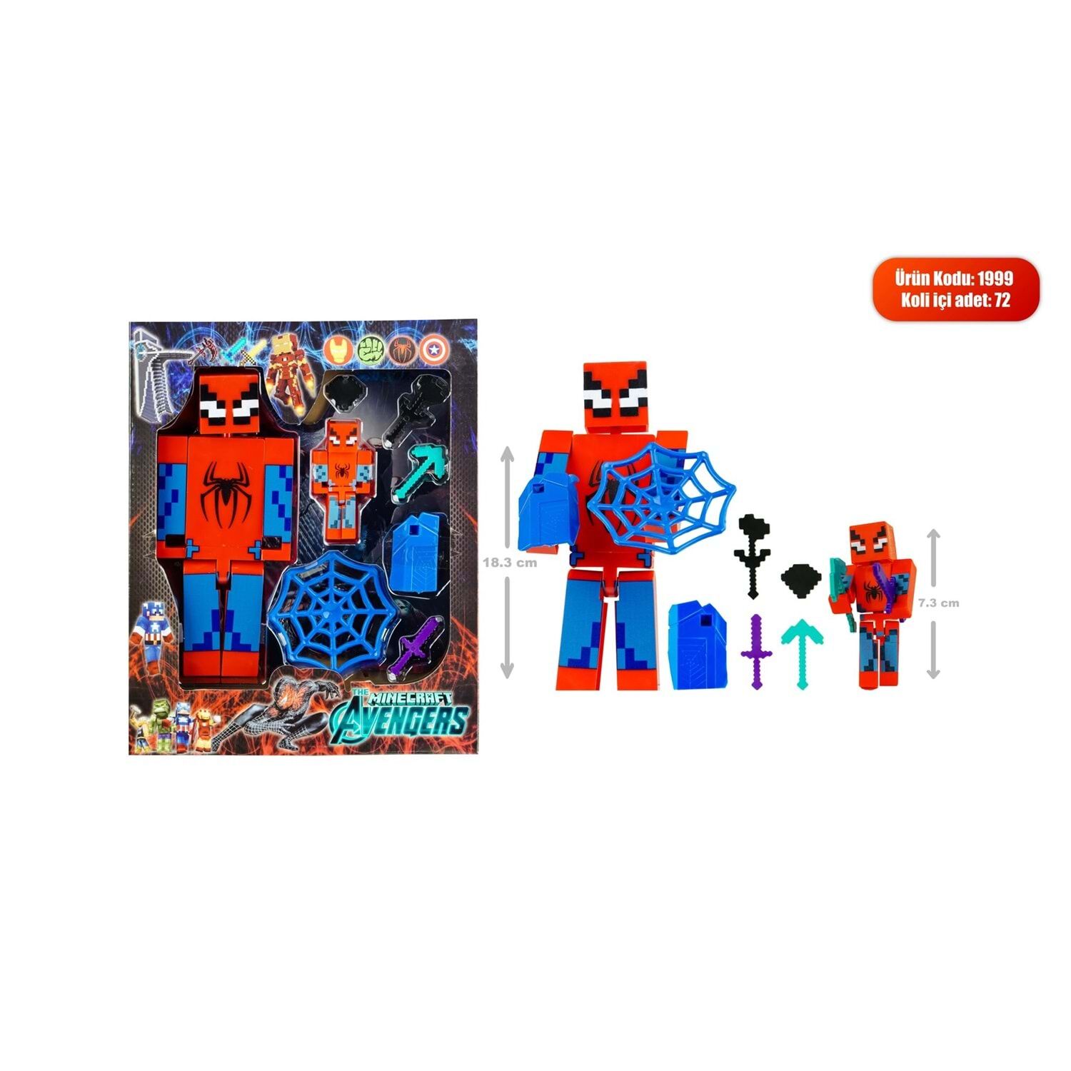 BÜYÜK TEKLİ ÖRÜMCEK MİNECRAFT KL.72