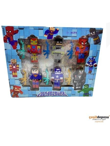 KUTUDA 6 LI MİNECRAFT AVENGERS KL.48