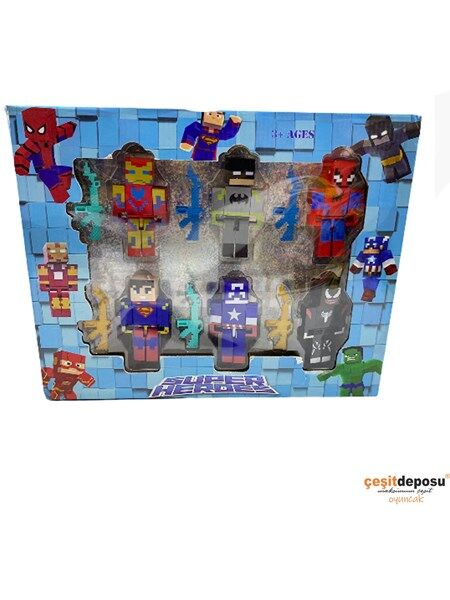 KUTUDA 6 LI MİNECRAFT AVENGERS KL.48