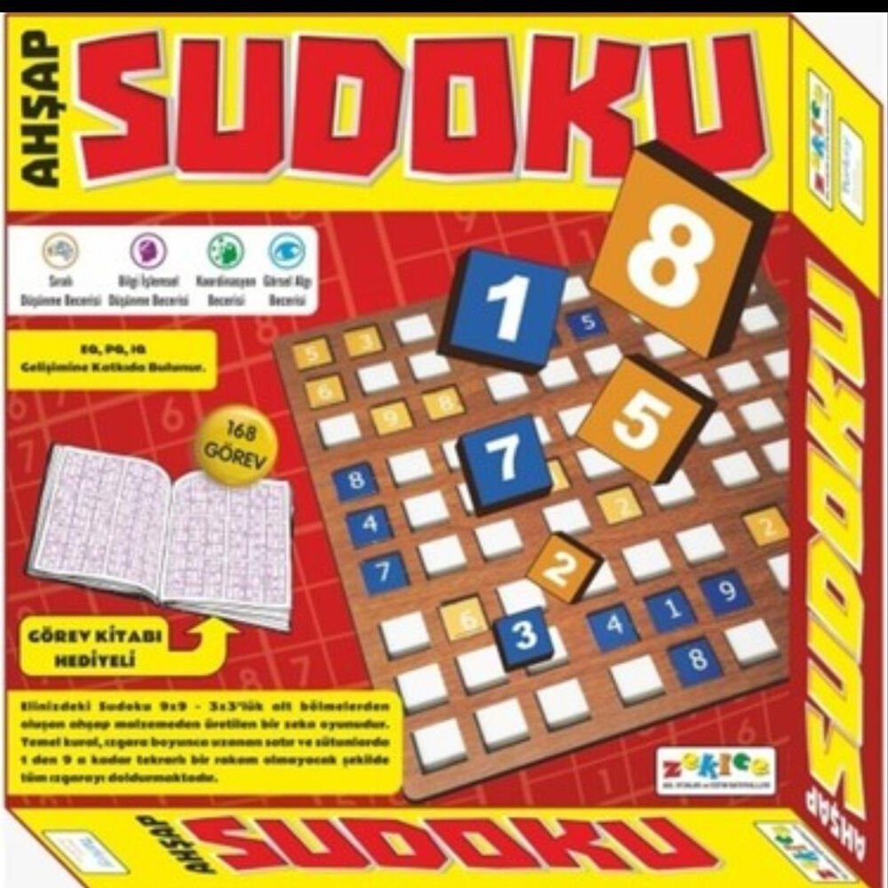KUTUDA AHŞAP SUDOKU OYUNU KL.32