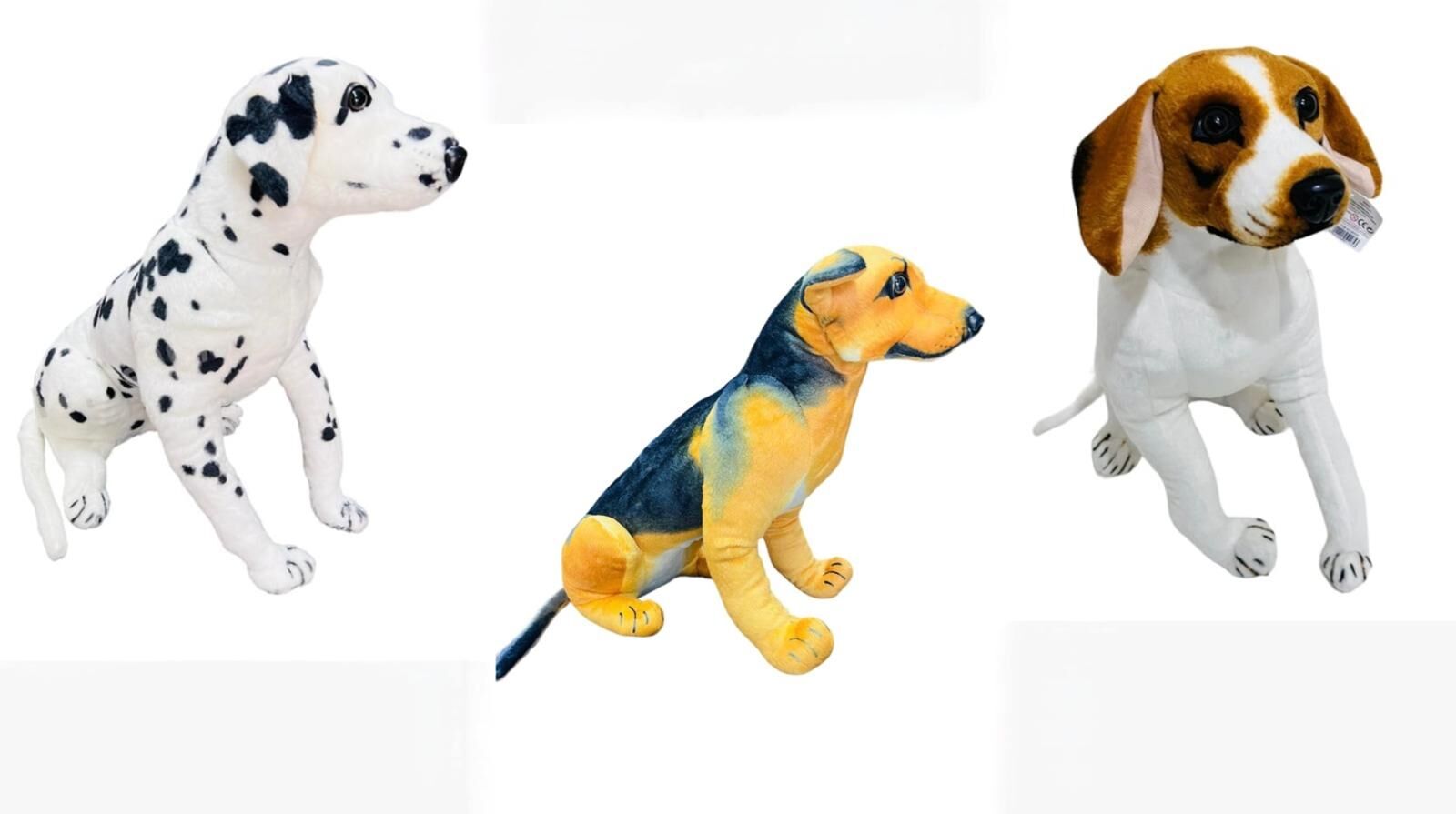BÜYÜK BOY PELUŞ KÖPEK 3 ASORTİ KL.50