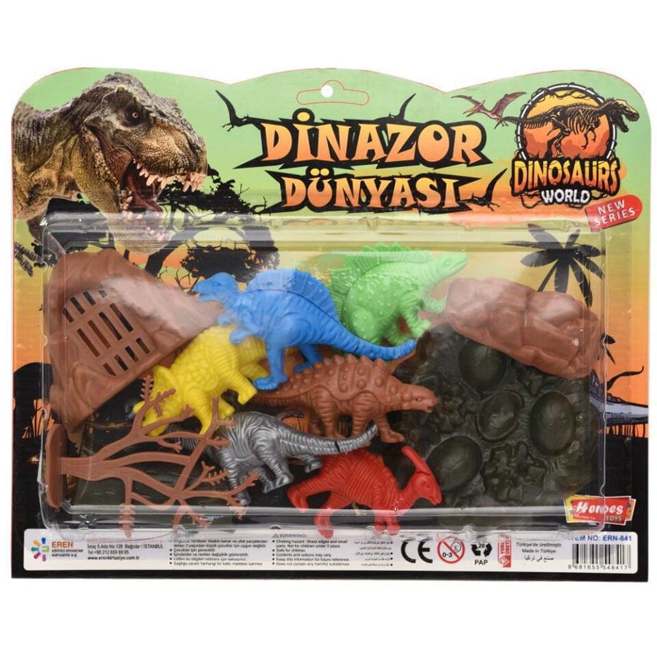 KARTELADA DİNAZOR SETİ 12Lİ (ERN-841) KL.84