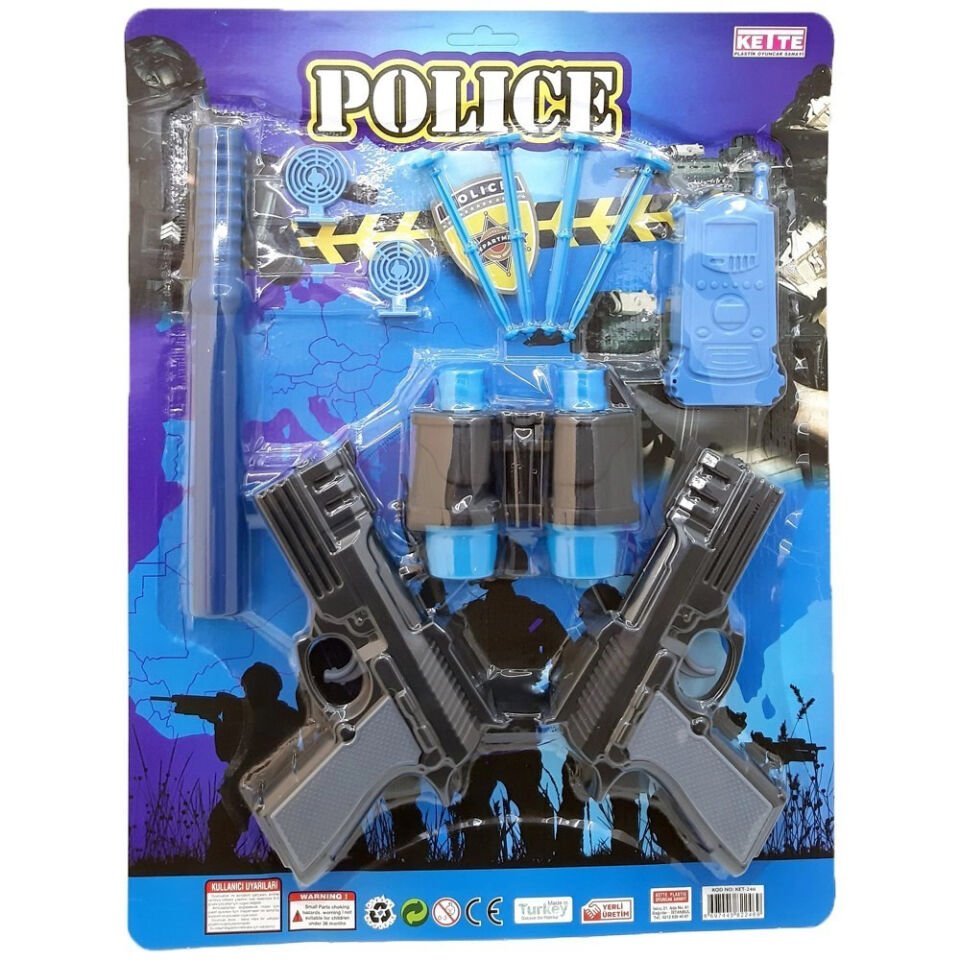 KARTELADA BÜYÜK DÜRBÜNLÜ TABANCA SETİ KL.28