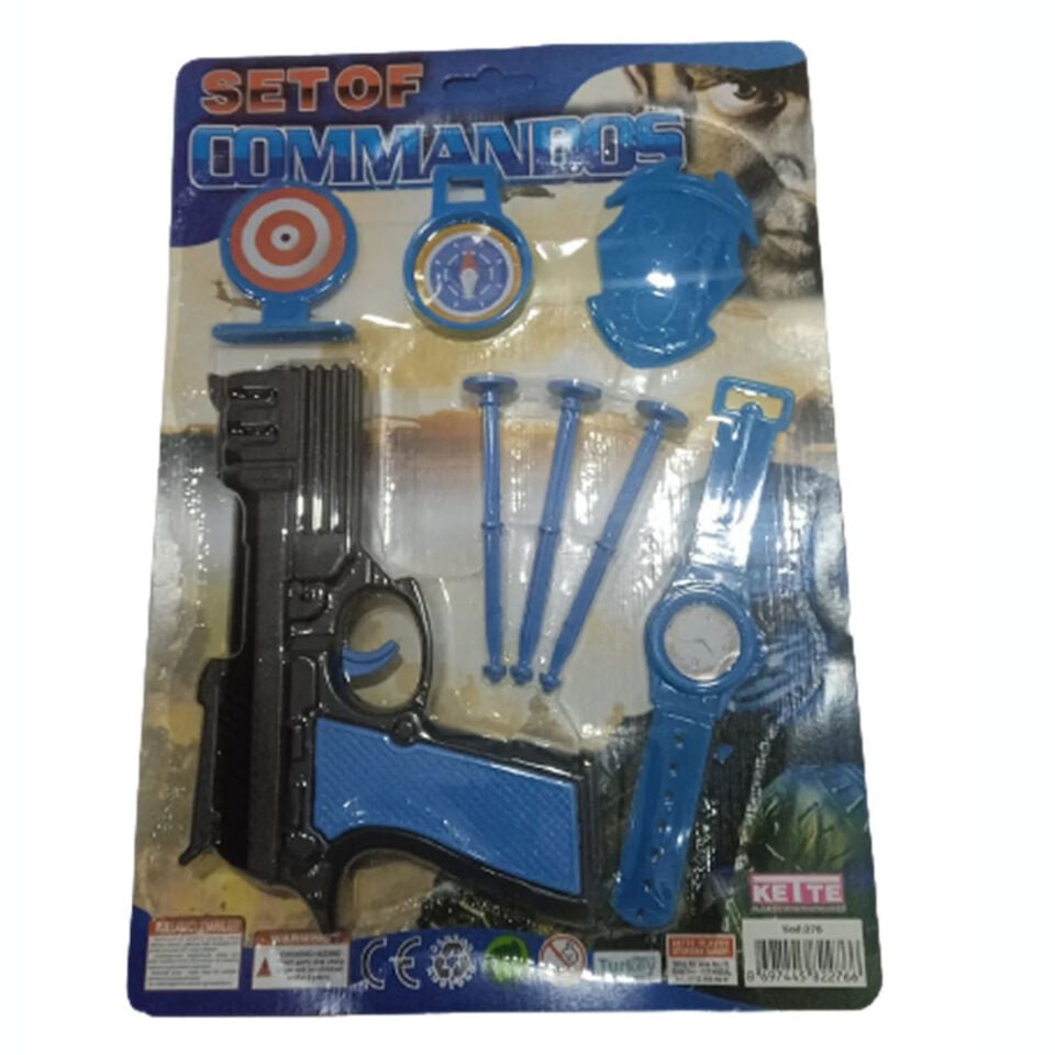 KARTELADA SAATLİ TABANCA SETİ KL.70