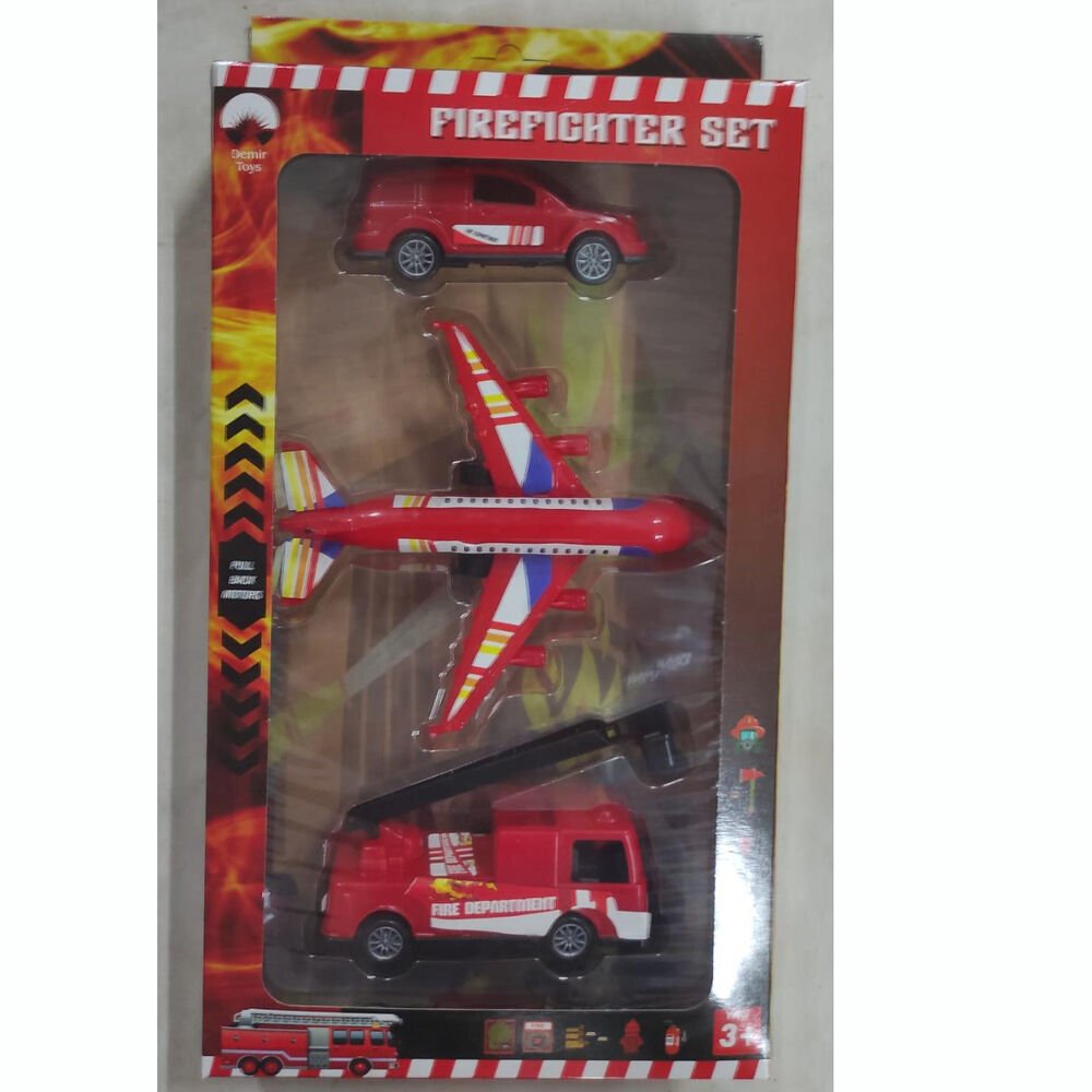 KUTUDA 3 LÜ UÇAKLI İTFAİYE SET KL.74
