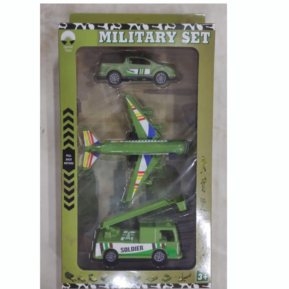 KUTUDA 3 LÜ UÇAKLI ASKERİ SET KL.74