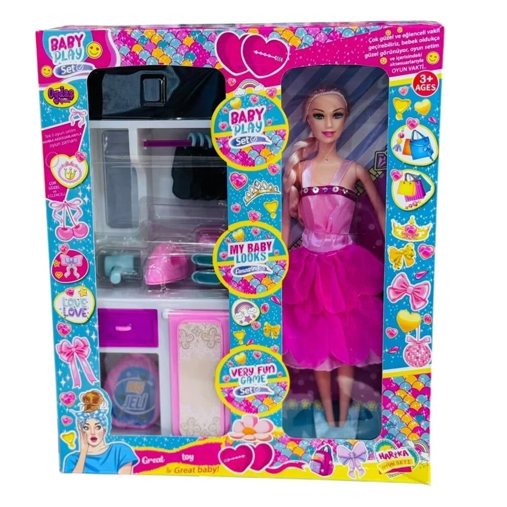 02389 ÜTÜ MASALI DOLAP BEBEKLİ KL.24