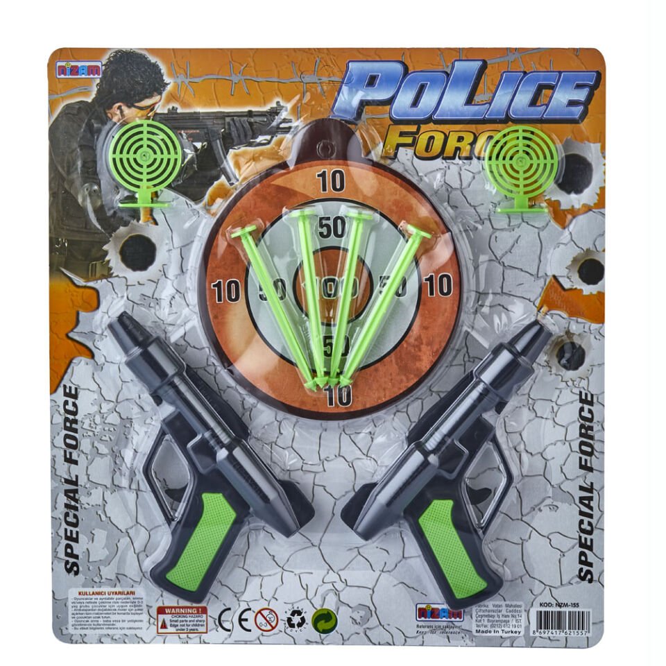 2'Lİ TABANCA KARTELA HEDEFLİ (NZM-155)KL.60