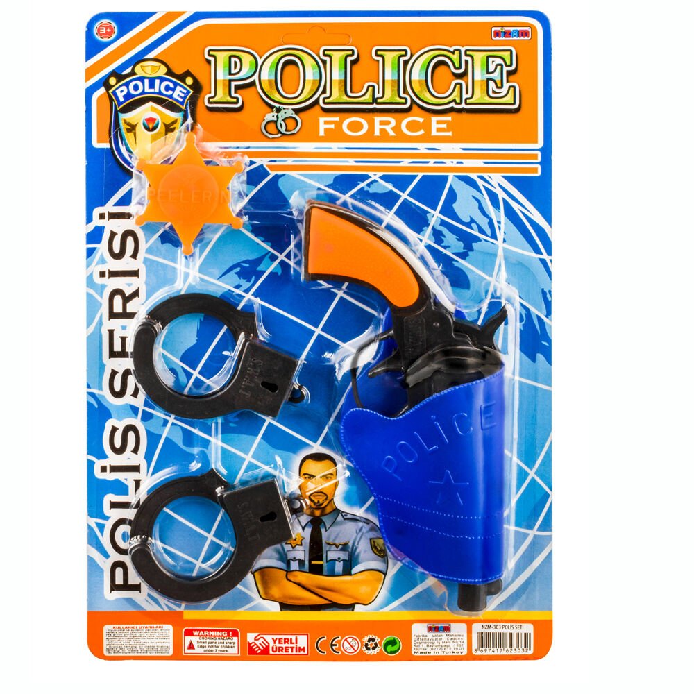 KARTELA POLİS TABANCA SET (NZM-303)KL.104
