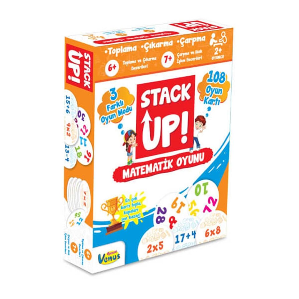 STACK UP MATEMATİK OYUN KARTLARI KL.24