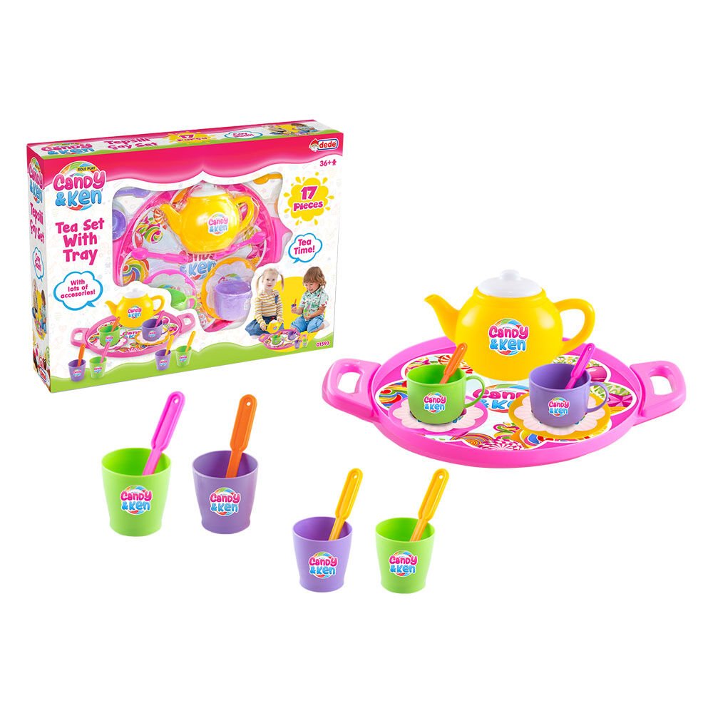 CANDY TEPSİLİ ÇAY SETİ