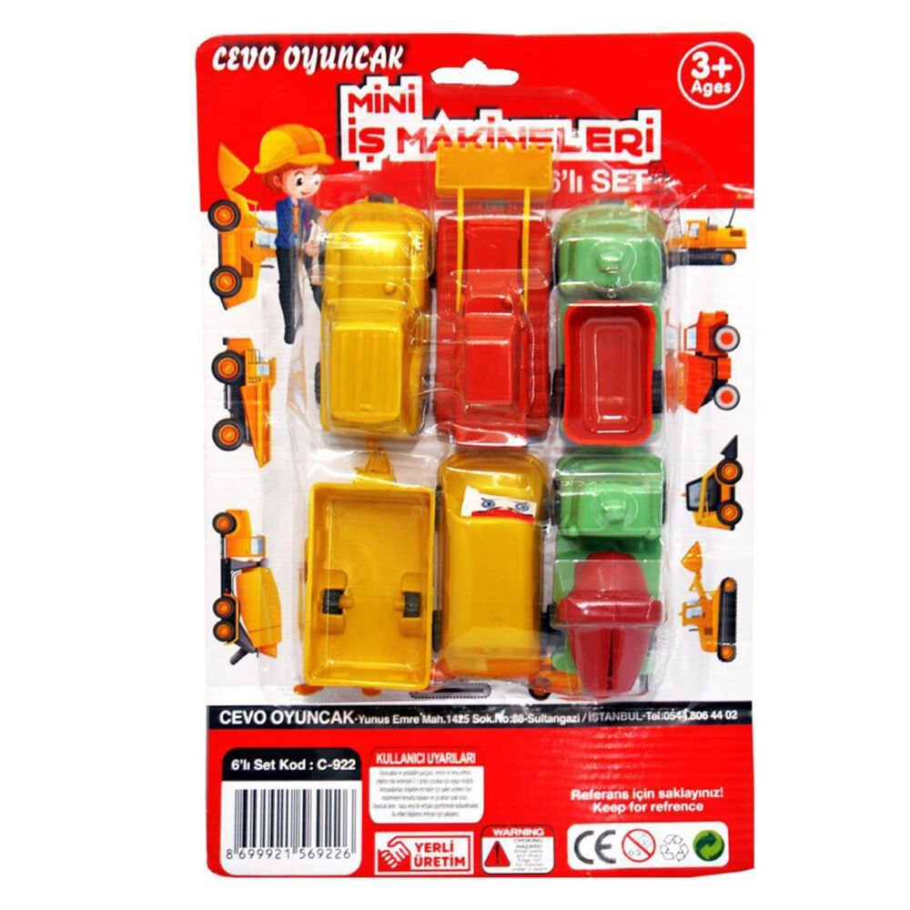 KARTELA 6'LI İŞ MAKİNALARI (CEVO-922) KL.80