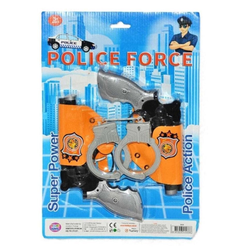 KARTELA 2'Lİ POLİS SETİ TABANCA( (HB-1414) KL.72