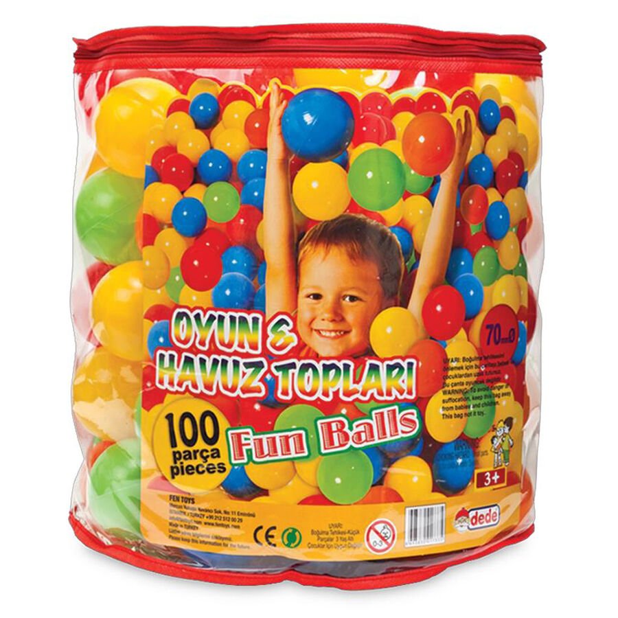 OYUN VE HAVUZ TOPU 7CM 100LÜ