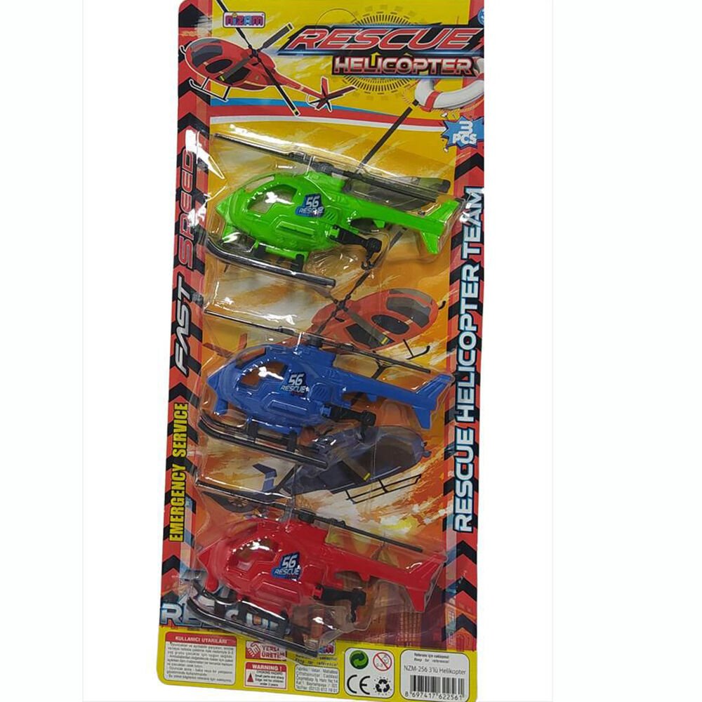 KARTELADA 3 LÜ HELİKOPTER KL.102