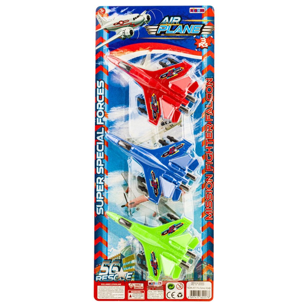 KARTELADA 3 LÜ SAVAŞ UÇAĞI KL.72