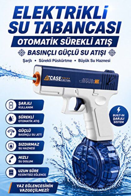 WATER GUN ŞARJLI SU TABANCASI KL.60