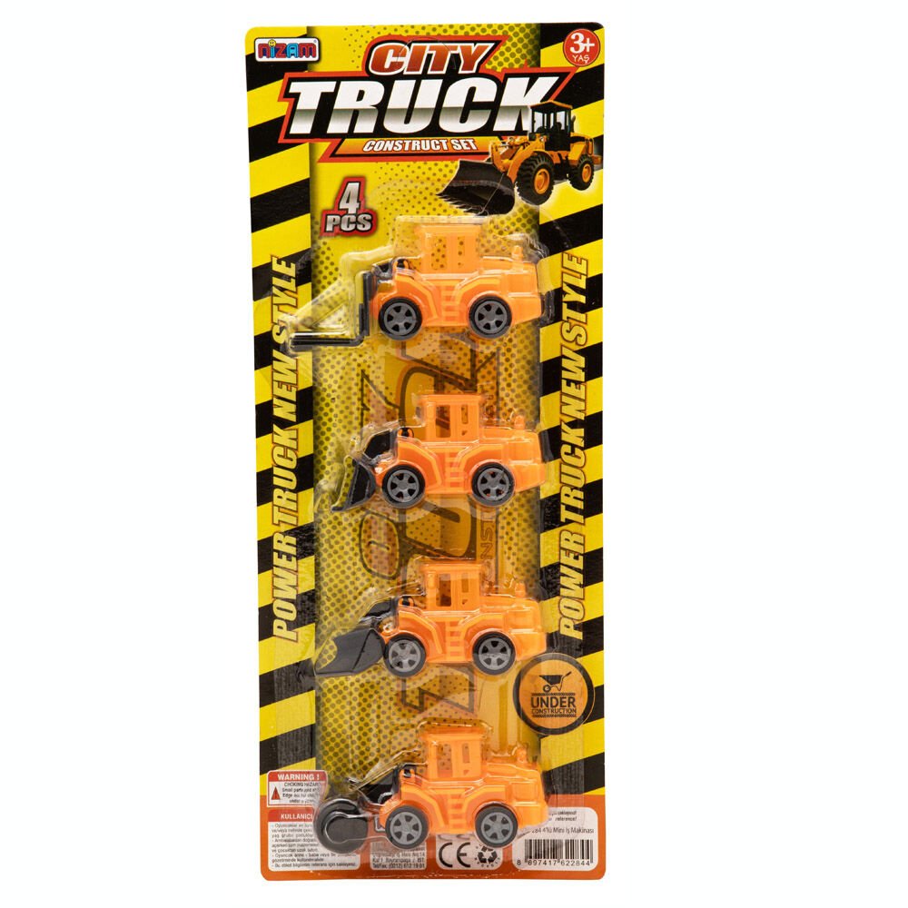 KARTELADA 4 LÜ MİNİ İŞ MAKİNASI KL.81