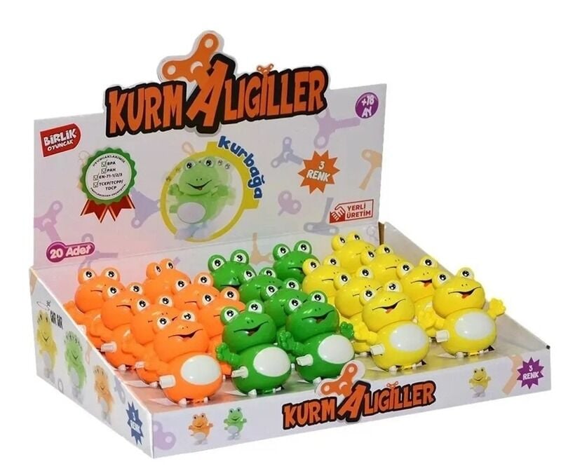 KURMAGİLLER 3 RENKLİ KURBAĞA PK:20 KL.240