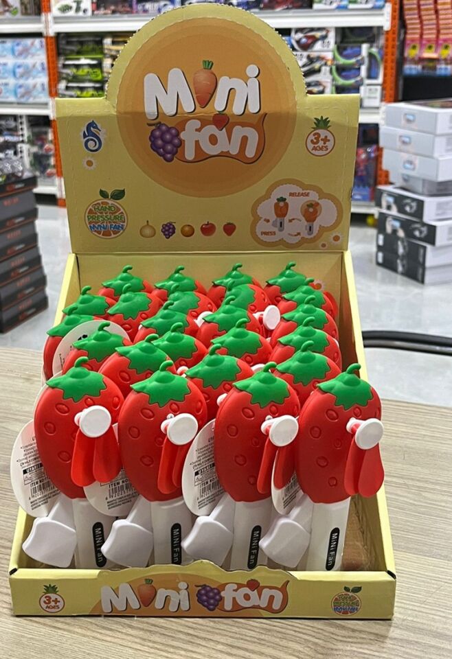 KUTUDA ÇİLEK DESENLİ FAN 24 LÜ KL.216