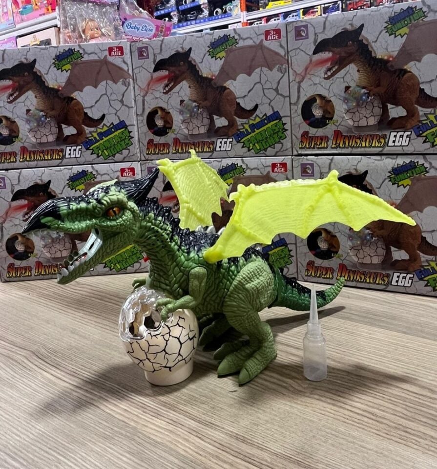 DİNOSAUR EGG PİLLİ DUMAN ÇIKARAN DİNAZOR KL.24