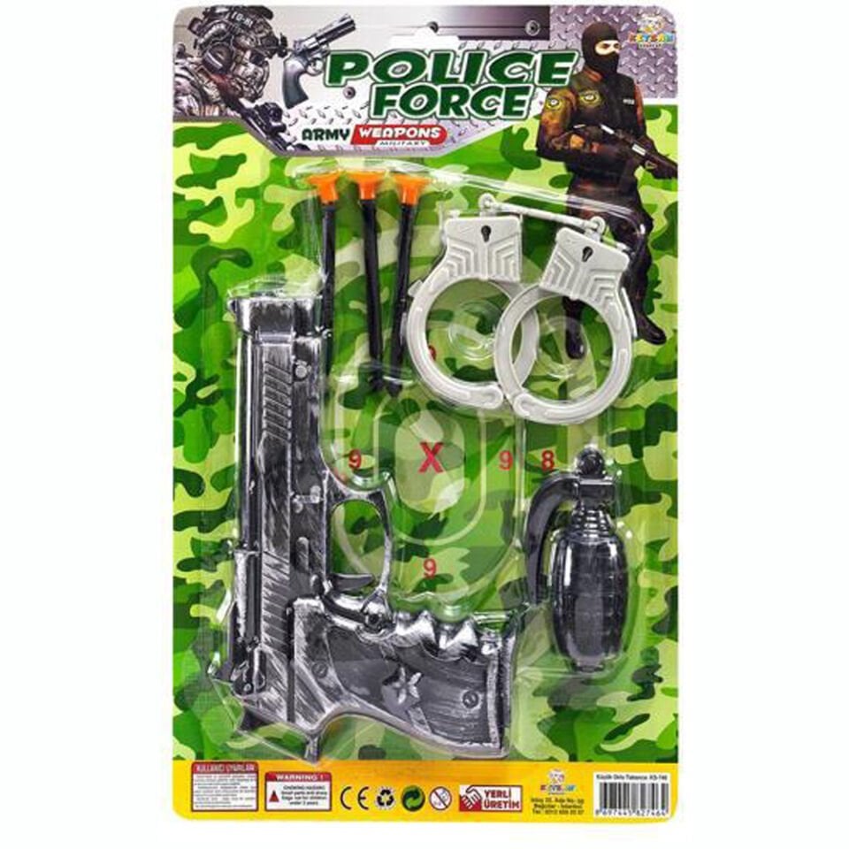 KARTELADA KÜÇÜK OKLU TABANCA KL.100