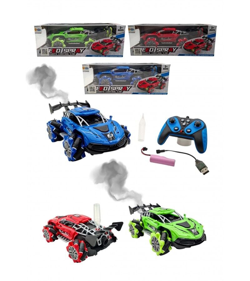 SPEED SPRAY YAN GİDEN ŞARJLI KUMANDALI ARABA KL.24