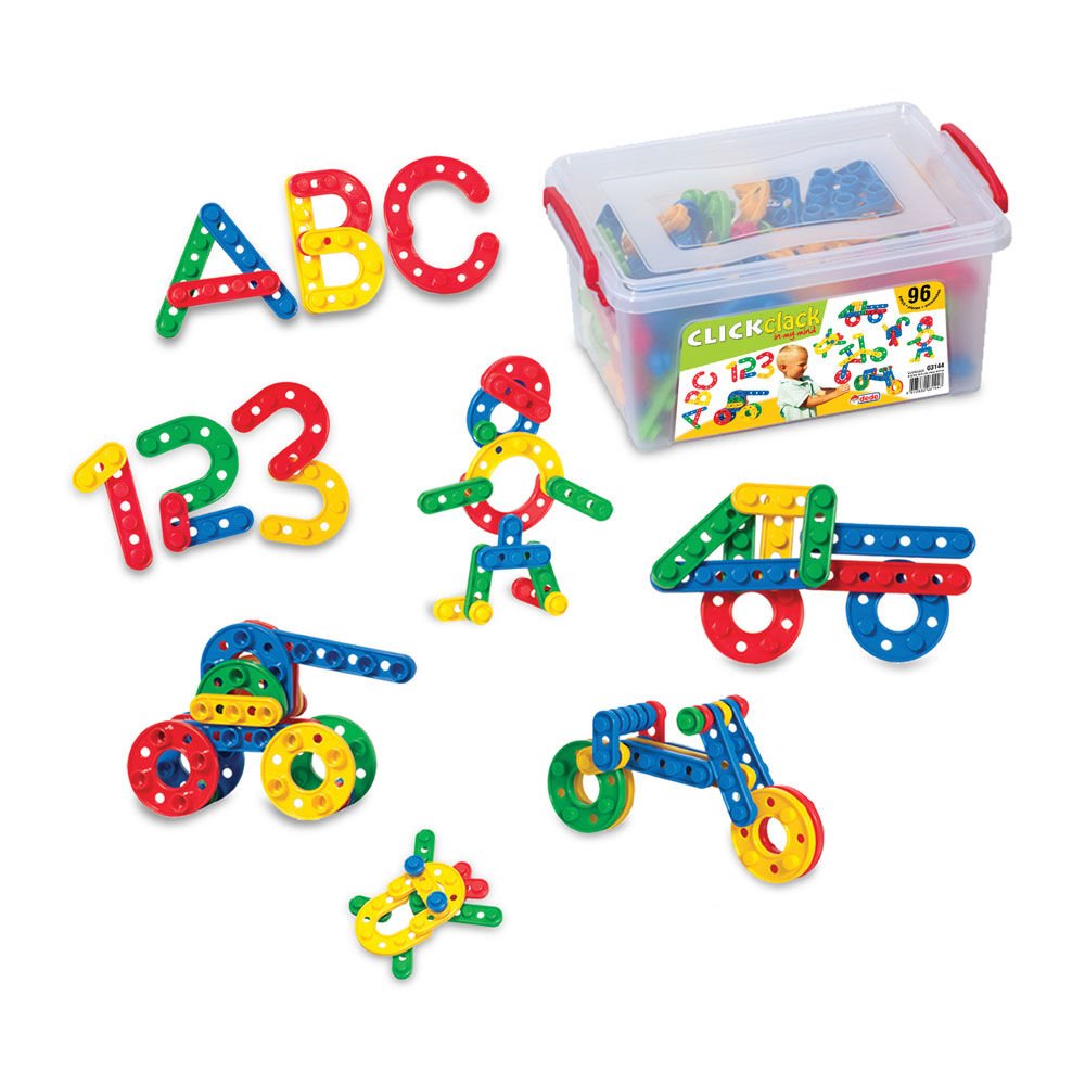 CLİCK CLACK PUZZLE KÜÇÜK BOX 96 PARÇA KL.16