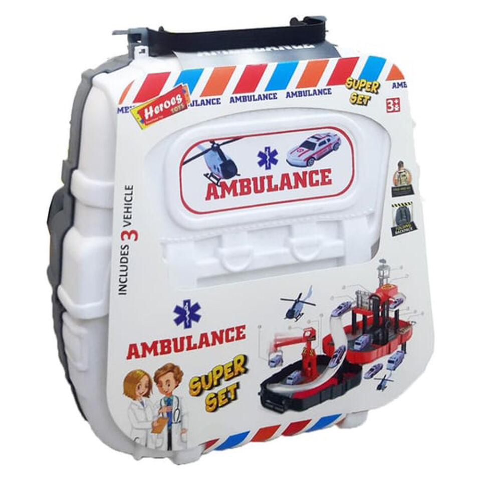 HEREOS ÇANTALI AMBULANS SETİ ARABALI KL.12