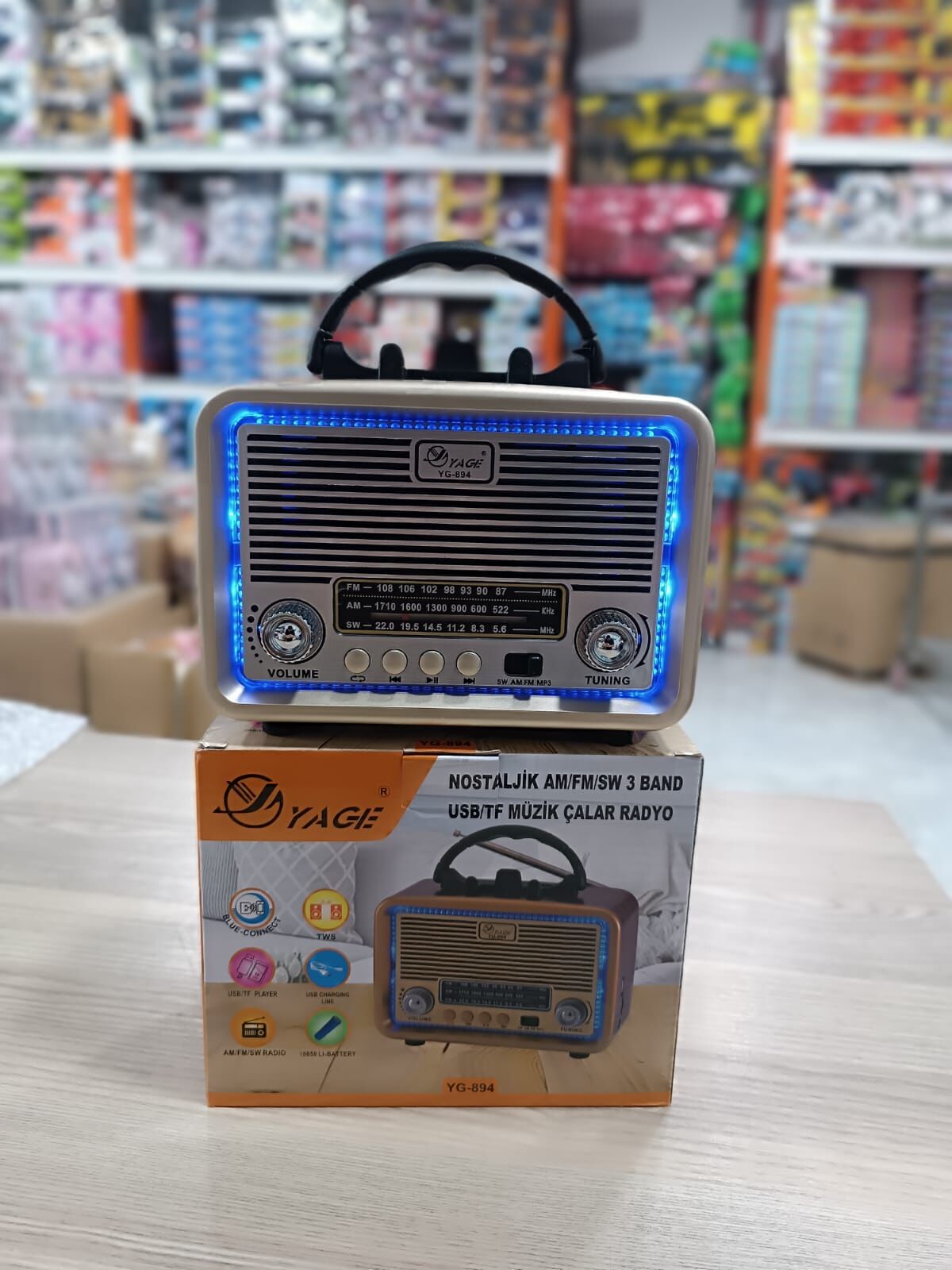 NOSTALJİ RADYO KÇK MP3-BLUETOOTH KL.40