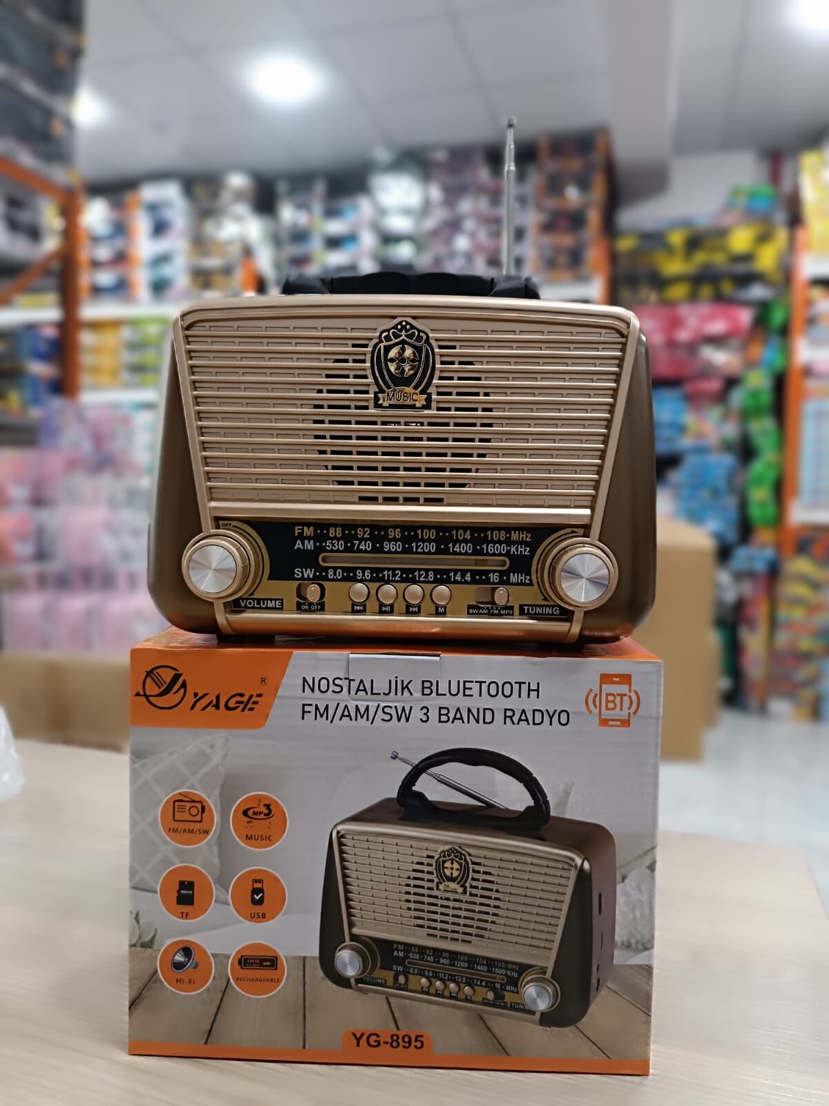 NOSTALJİ RADYO BÜYÜK MP3-BLUETOOTH KL.24