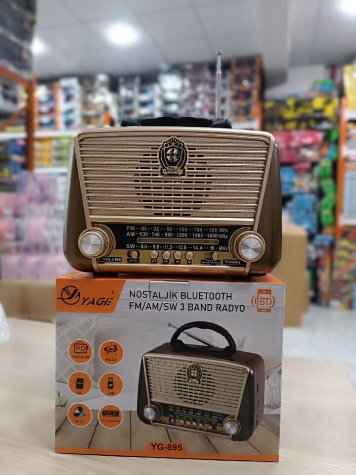NOSTALJİ RADYO BÜYÜK MP3-BLUETOOTH KL.24