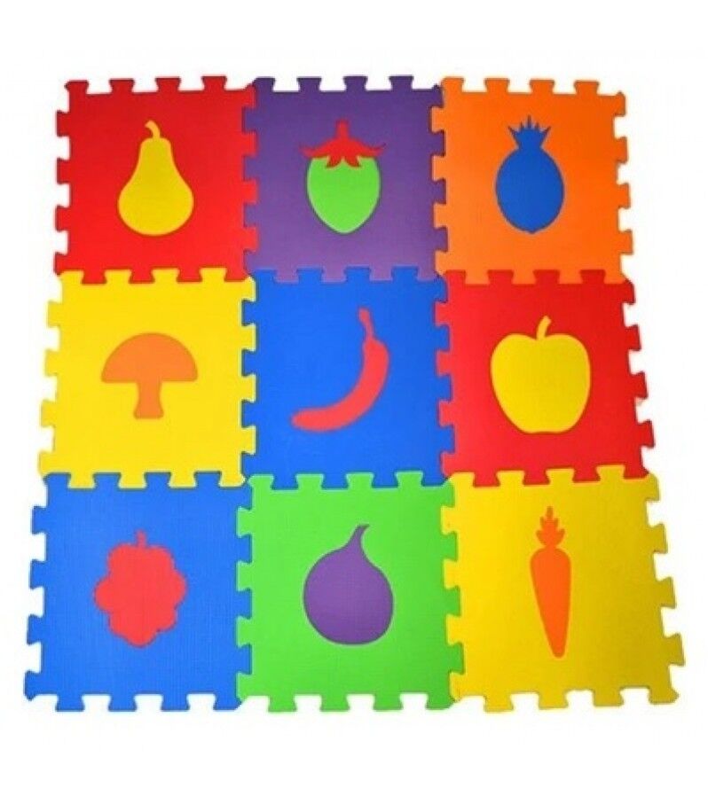 OYUN HALISI 33X33 MEYVELER 9 LU (EVA PUZZLE) KL.12