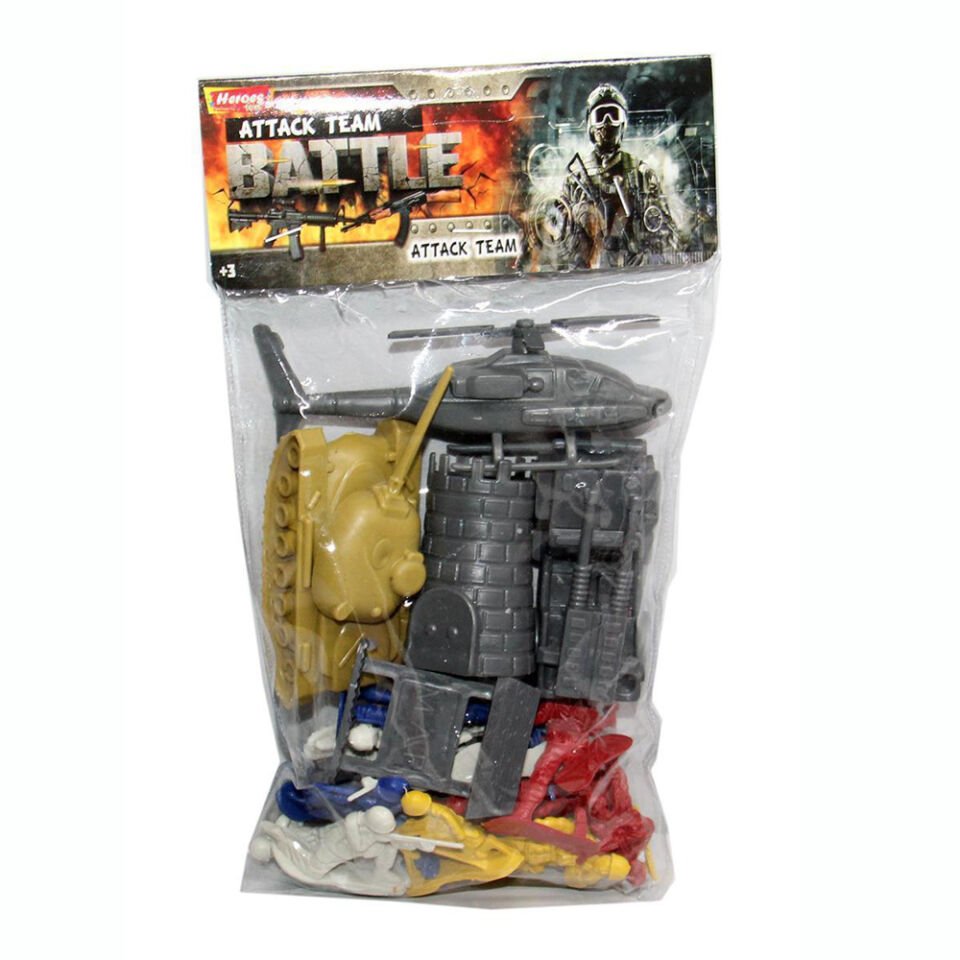 HEREOS TOYS PVC DE ASKER SETİ KL.80
