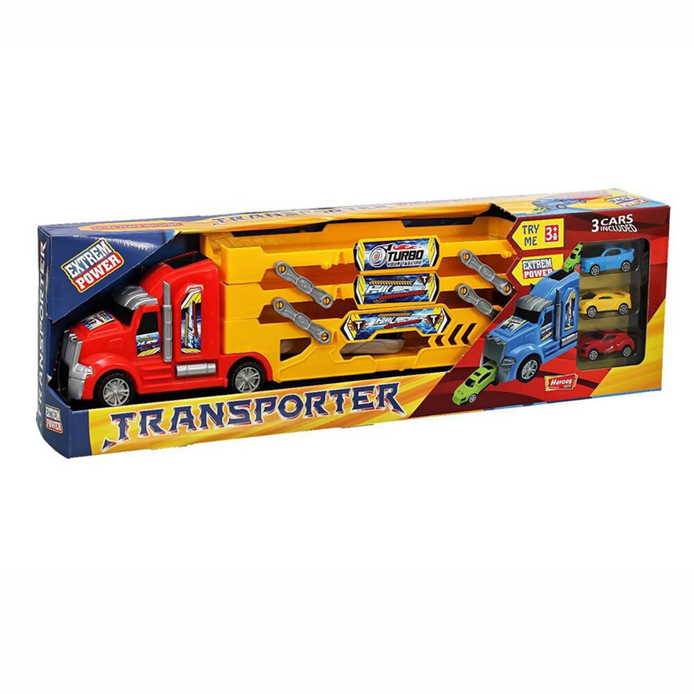 HEROES KATLI ARABA TAŞIYICI TIR SETİ KL:12