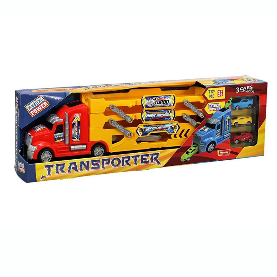 HEROES KATLI ARABA TAŞIYICI TIR SETİ KL:12