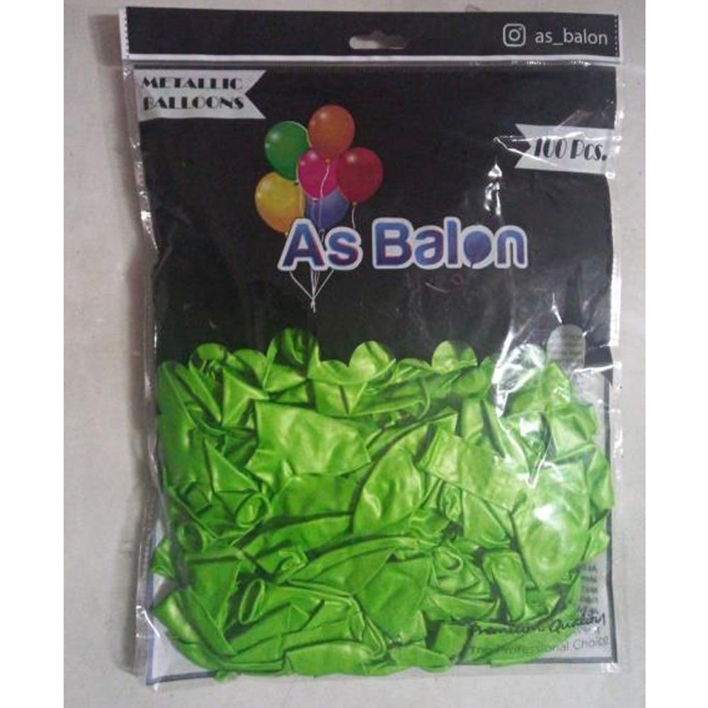 METALİK BALON AÇIK YEŞİL